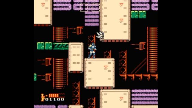 Dendy (Famicom,Nintendo,Nes) 8-bit Tokkyuu Shirei Solbrain Area G Space Shuttle, Final Area.mp4