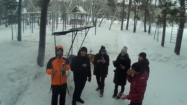 "За компанию" в Чернолучье! Рождество, шашлыки и сумасшедшие горки!!! смотреть онлайн