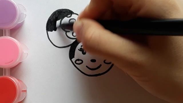 Эмоджи Мини Маус. Рисуем и раскрашиваем эмодзи. Легкие рисунки.Emoji Mini Mouse