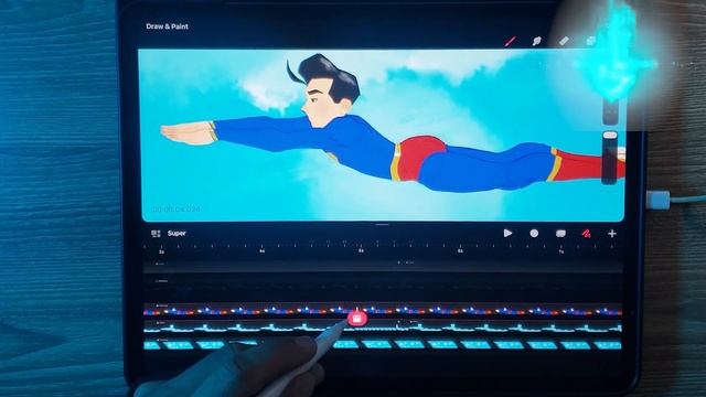 Procreate Dreams | SUPERMAN | Animación FRAME BY FRAME Y COLOREADO смотреть онлайн