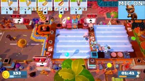 [5/5] Overcooked 2 ☀️ SUNS OUT, BUNS OUT! ☀️ Level 1-5 gameplay - 1P solo