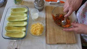 ФАРШИРОВАННЫЕ КАБАЧКИ/КАБАЧКИ С ФАРШЕМ