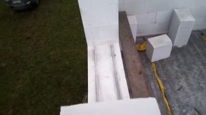 Опалубка для армопояса на газобетонные стены.