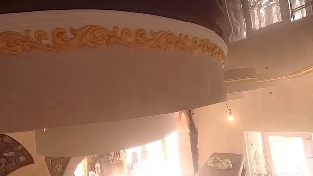 Шёлковые жидкие обои,на потолок. смотреть онлайн