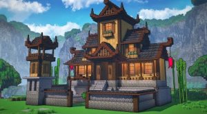 Майнкрафт - Как сделать японский замок｜ Туториал
