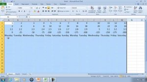 Excel 2010 Tutorial 2 - AutoFill