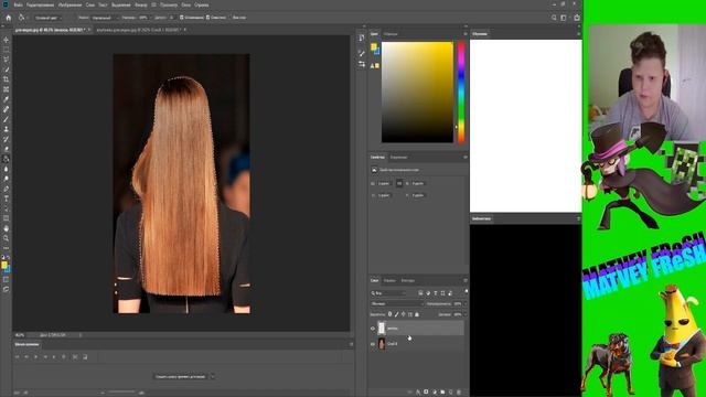 Как сделать смена цветов волос? смотреть онлайн