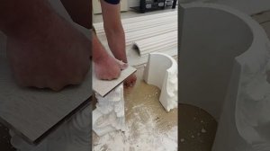 как установить полукруглые гипсовые колонны