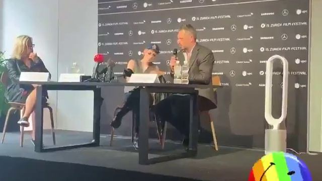 #kristen Stewart and Benedict Andrews #Seberg #zff2019 via patsiemb