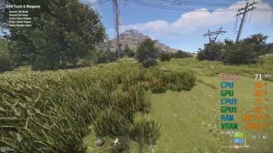 RX 7600 -- Ryzen 5 3600 -- Rust FPS Test