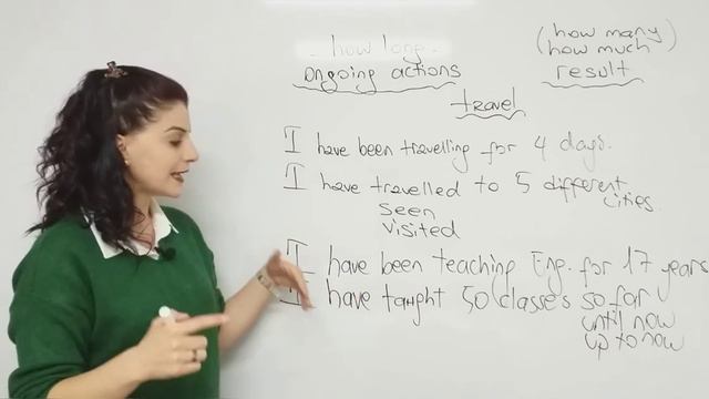 PRESENT PERFECT CONTINUOUS & PRESENT PERFECT TENSE  #ingilizceöğreniyorum #ingilizce