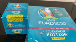 ЕВРО-2020 АЛЬБОМ PANINI + 33 ПАЧКИ СТИКЕРОВ