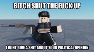 Русская Роблокс Девушка танцует / Russian Roblox Girl Dancing and she doesn't care about politics