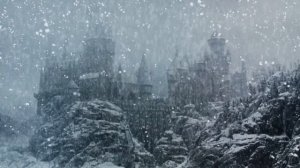 Harry Potter | Relaxing Christmas Music and Ambience | Explore Hogwarts in Snow