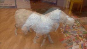 Поделка на новый год "Новогодний олень"