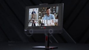 Lenovo ThinkCentre Tiny-In-One 24 Gen 5 Touch Monitor : Quick installation, better collaboration