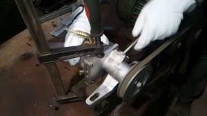 Гидронасос НШ-4 с ременным приводом и муфтой отключения.