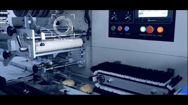 Упаковка булочек на горизонтальной упаковочной машине смотреть онлайн