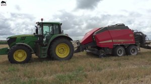 Заготовка, транспортировка и хранение рулонов соломы!