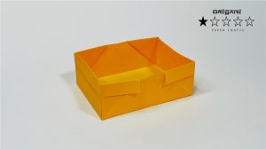 Как сделать традиционную оригами коробочку из листа бумаги