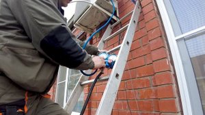 Черная ЖИЖА вместо ФРЕОНА! Опрессовка, продувка и чистка азотом! Ремонт кондиционера Haier. ВЛОГ-14