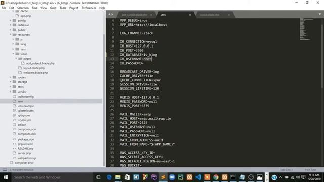 5.laravel bangla tutorial | laravel 7 tutorial |Laravel CRUD|| Database & Migration File||Part-5