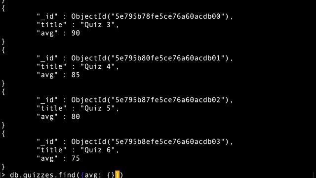 Retrieving documents greater than and less than values from MongoDB cs5610o sp20 12113 смотреть онлайн