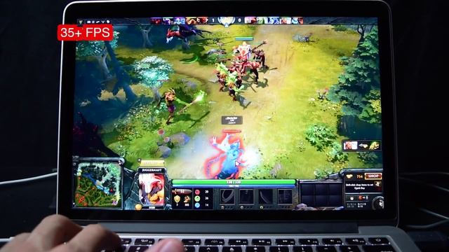 2015 Macbook Pro DOTA 2 Gaming Test Experience Iris 6100 смотреть онлайн