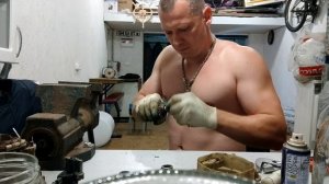 Замена подшипников на электродвигателе газонокосилки Алко