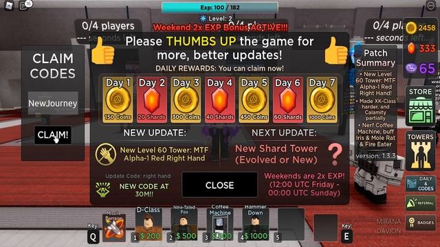 Roblox SCP Tower Defense New Code July 2022 смотреть онлайн