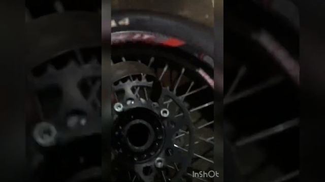 Как бюджетно сделать посадочное место на мото колесе #мото #питбайк #стант #ремонтмото #райды #реки