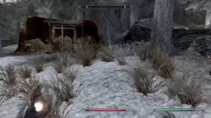 Return to Helgen: On Patrol, Destroying a Stormcloak Campw