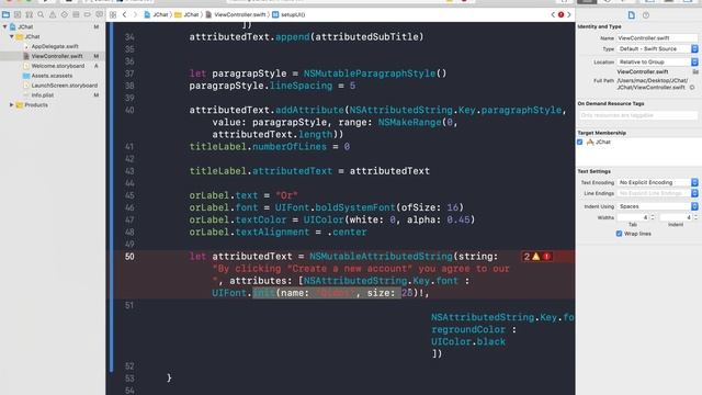 Swift 5 & Firebase 5 - Welcome Scene - Customize terms of service label. - Ep 5 Build Tinder + Chat смотреть онлайн