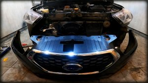 Снимаем передний бампер Datsun mi-DO 2014-2021год