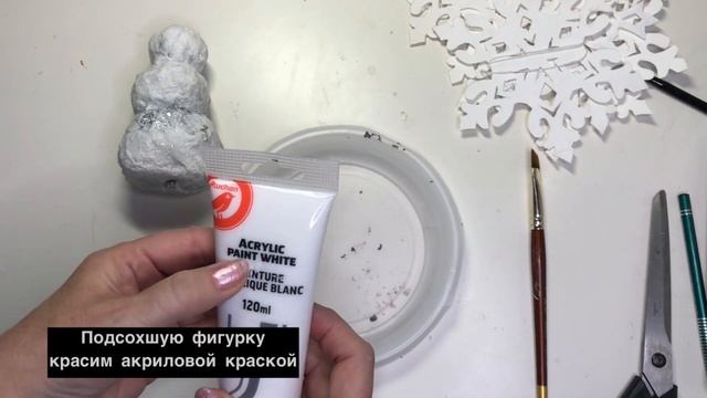 Снеговики для новогоднего декора своими руками смотреть онлайн