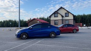 ДЕФЛЕКТОРЫ 2D LADA VESTA VS HYUNDAI SOLARIS.