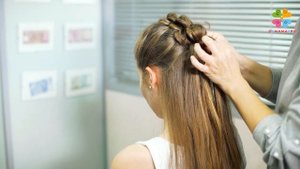 Потрясающая и простая прическа с резиночками