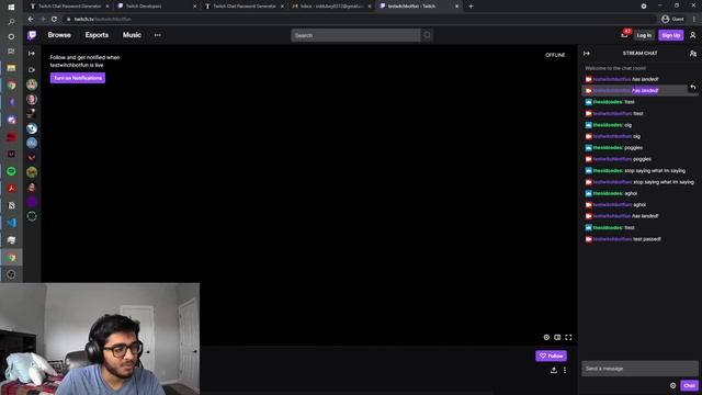 How To Make A Twitch Bot with Python! | code with me смотреть онлайн
