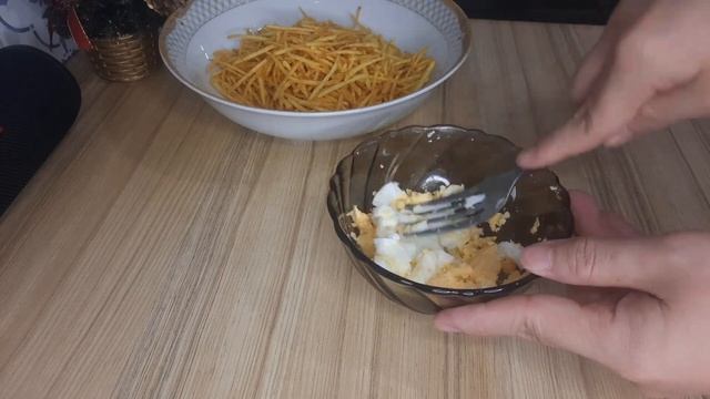 Салат "ГНЕЗДО ГЛУХАРЯ"