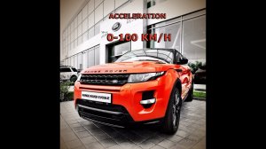 Acceleration 0-100 km/h Si4 Range Rover Evoque / Evoque разгон от 0 до 100 км/ч Бензин 240 л.с