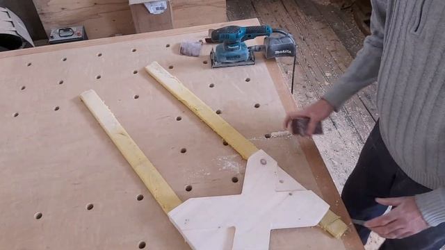 Прикольная современная ЛАВОЧКА. Икс ножки. Сделай Сам смотреть онлайн