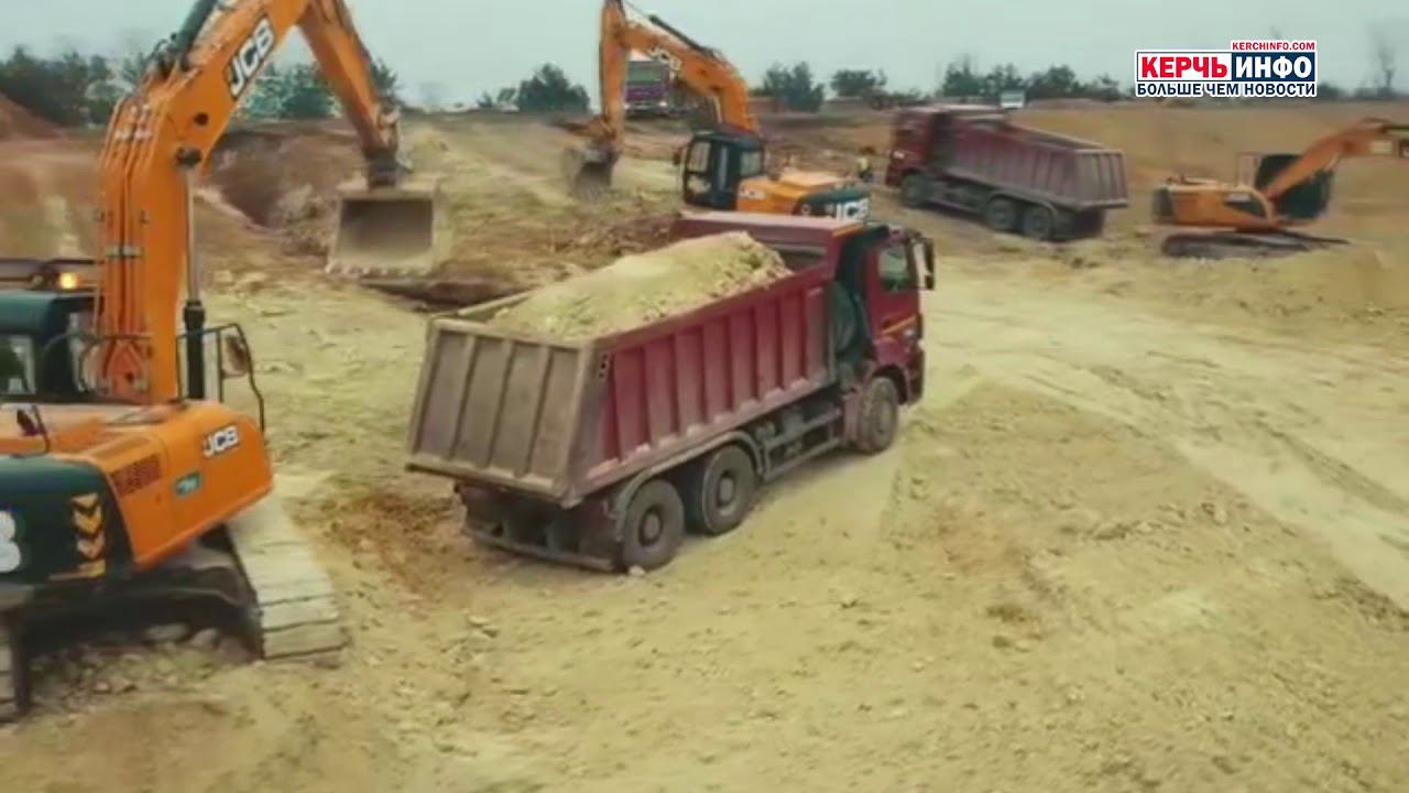 Под Симферополем началось строительство участка «Тавриды» в районе села Мазанка смотреть онлайн