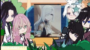 ? -kny react to f!y/n as shenhe! - kimitsu no yaiba - wip vid! - original au by me |?||