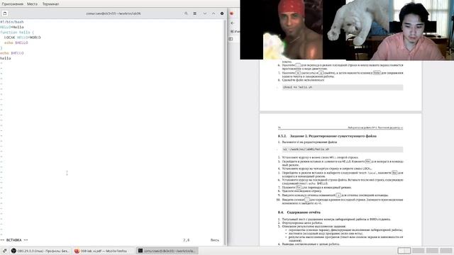 Лабораторная работа 8. Выполнение. смотреть онлайн