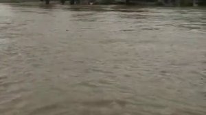 Seine river flooding in Paris