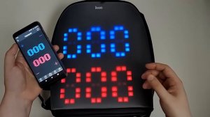 LO ZAINO CON LA PIXEL ART A LED LUMINOSI CHE CONTROLLI COL TUO SMARTPHONE - Divoom Pixoo Backpack