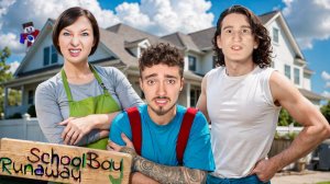 СБЕГАЮ ИЗ НОВОГО ДОМА ЗЛЫХ РОДИТЕЛЕЙ В SCHOOLBOY RUNAWAY В МАЙНКРАФТ