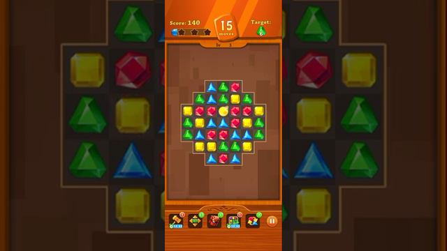 Level 1 || Jewels Classic Jewel Crush Legend Android Game Play