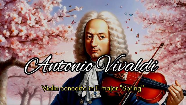 Vivaldi Violin Concerto Spring  Concentration on studies. Reading. Mental concentration.