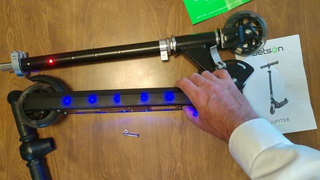 JETSON JUPITER LIGHT UP FOLDING KICK SCOOTER 7th LED LIGHTING MODE смотреть онлайн